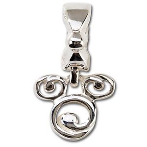 Disney Pandora-Like Mickey Mouse Chamilia Dangle Sterling Silver Charm EUC